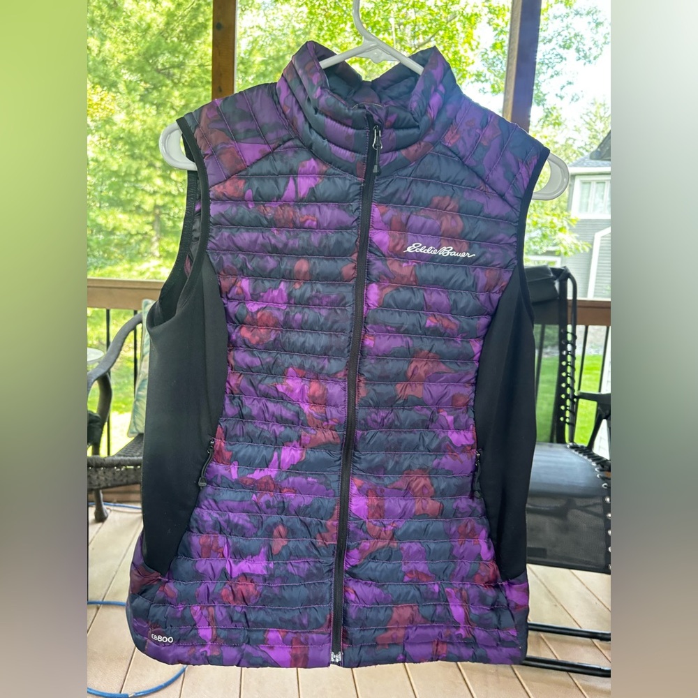 Eddie Bauer Women's First Ascent EB 800 Goose Feather Down Vest
